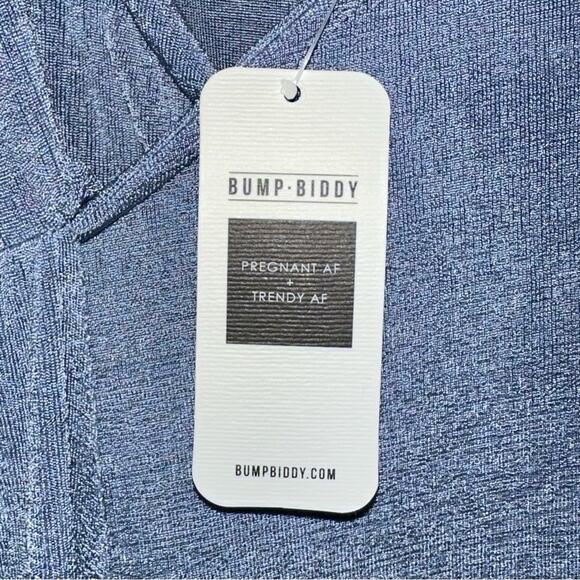 NWT Bump Biddy Maternity Sash One Sleeve Dress Size Small - Picture 8 of 12